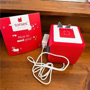 Tonies Red Toniebox Portable Audio Player for Kids